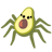 avocado-spider emoji