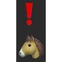 alarmed-horse emoji