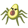 avocado-spider emoji