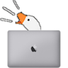 goose-honk-technologist emoji
