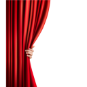 hand-opening-curtain emoji