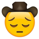 sadcowboy emoji