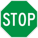 stop-green emoji
